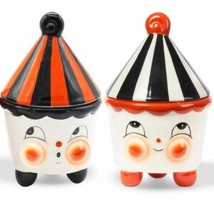 JOHANNA PARKER Carnival Cottage Halloween Trinket Jars